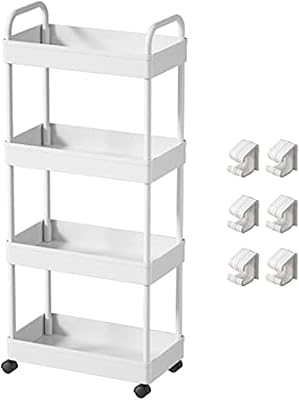 Chariot de rangement pivotant à 4 niveaux apetia avec 4 paniers de rangement et roues pour espaces étroits (avec poignée (blanc), 4 niveaux). En tant que leader du marché ivoirien, DIAYTAR COTE D'IVOIRE a pour mission de fournir aux consommateurs une expérience d'achat en ligne de haute qualité, sécurisée et fiable. Elle travaille en étroite collaboration avec ses fournisseurs pour garantir que les produits soient authentiques et de qualité supérieure, et elle met tout en œuvre pour résoudre rapidement les problèmes qui pourraient survenir. Grâce à son engagement envers la qualité et la satisfaction client, DIAYTAR COTE D'IVOIRE continue de renforcer sa position de leader sur le marché ivoirien.