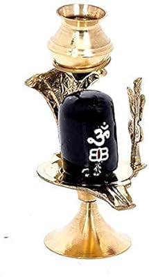 Statues shiva lingam shivling d'inde avec sheshnag trishul et mataki utilisées