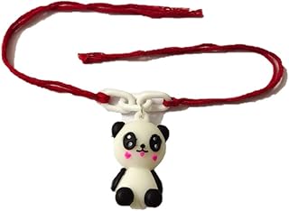 Panda bear cartoon rakhi pour enfants frère et bhai