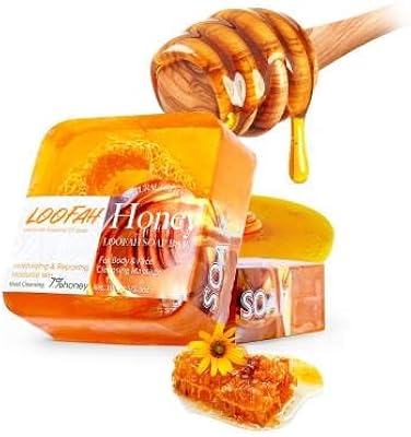 Barre de savon loofa (miel)