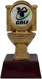 Trophée de cuvette de toilette en or | prix du perdant de la dernière place - 6 pouces de hauteur - plaque gravée sur demande. DIAYTAR COTE D'IVOIRE est une boutique en ligne généraliste qui propose plus de 300000 références de produits, faisant d'elle la boutique leader en Côte d'Ivoire. Elle offre une large gamme de produits allant de l'électronique à la mode en passant par les produits alimentaires. Les clients peuvent ainsi trouver tout ce dont ils ont besoin en un seul endroit.