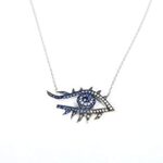 L'œil de ra argent sterling 925 et zircone cubique |