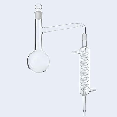 Dispositif de distillation 250/500ml avec condenseur, adaptateur de distillation pour appareil de distillation
