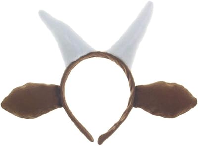Bandeau oreilles de chèvre avec oreilles de chèvre, bandeau animal pour noël
