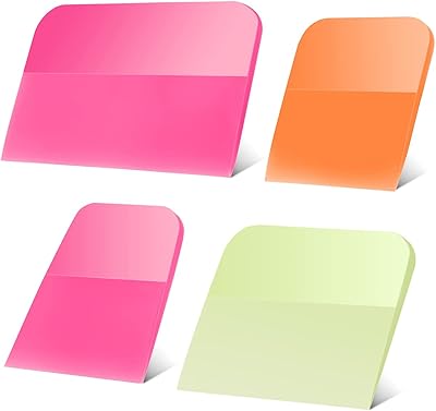 Grattoir en caoutchouc de silicone souple ppf 4 pièces grattoir de revêtement tpu