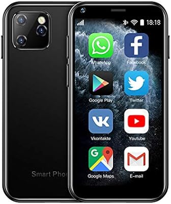 Mini mobile 3g, petit smartphone soy xs11 2,5 pouces android 6.0 ram 1 go rom 8 go quad core dual sim 1000 mah avec verre 3d fin, caméra hd, wifi, google play (noir). DIAYTAR COTE D'IVOIRE, c'est la garantie d'un shopping en ligne sécurisé et fiable. Cette boutique généraliste propose une vaste gamme de produits, allant des accessoires de mode aux appareils électroménagers, en passant par les produits high-tech. Le choix est immense, avec plus de 300 000 références à votre disposition.