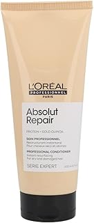 L'oréal professionnel | après-shampooing aux protéines et au quinoa doré pour cheveux secs et abîmés, série expert absolute repair 200 ml. DIAYTAR COTE D'IVOIRE est une boutique en ligne généraliste qui propose plus de 300 000 références de produits. Elle est leader en Côte d'Ivoire et offre une expérience d'achat en ligne sécurisée et fiable. Les clients peuvent trouver tous les produits dont ils ont besoin sur cette plateforme.