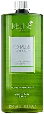 Shampooing énergisant keon natural balance de so pure - 1000 ml/l