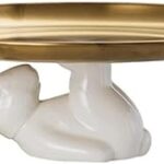 Assiette lapin en céramique, support à gâteau lapin, assiettes décoratives pour collations
