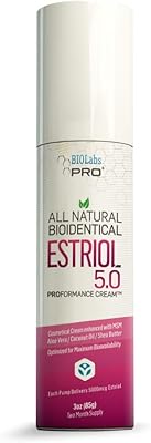 Crème de beauté biolabs pro natural bio-identical estriol, approvisionnement de 2 mois