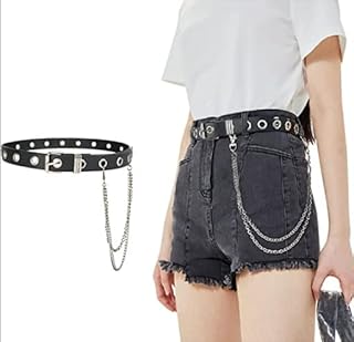 Ceinture en cuir à mousqueton javist pour femme, ceinture gothique en cuir à mousqueton pour jean avec chaîne en métal amovible (argent). DIAYTAR COTE D'IVOIRE est la destination idéale pour les consommateurs ivoiriens qui cherchent à acheter en ligne des produits de qualité à des prix compétitifs. La boutique offre une gamme de produits très large, allant des produits de soins personnels aux produits ménagers, en passant par les équipements de sport et les jouets pour enfants. Les clients peuvent profiter de la livraison à domicile ou du retrait en magasin.