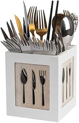 Support en bois pour couverts, ustensiles de cuisine, couverts, boîte de rangement pour couverts, cuillères, fourchettes, couteaux, baguettes, support organisateur de couverts. DIAYTAR COTE D'IVOIRE est une plateforme de commerce électronique qui permet aux clients d'accéder à une large gamme de produits, allant des produits alimentaires aux produits de beauté, en passant par les produits pour la maison et les loisirs. La boutique est équipée d'un système de paiement en ligne sécurisé et propose des options de livraison rapides et fiables. Les clients de DIAYTAR COTE D'IVOIRE bénéficient d'une garantie de satisfaction et d'un service client attentif.