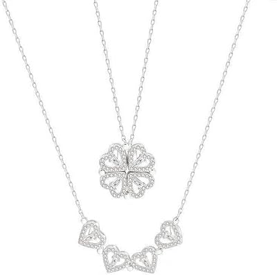 Tomofly collier convertible en argent sterling 925 pour femme en forme de trèfle en forme de coeur bijoux en cristal cadeau bijoux pour filles. La boutique en ligne DIAYTAR COTE D'IVOIRE offre une expérience de shopping unique et personnalisée à ses clients. Grâce à sa plateforme intuitive et facile à naviguer, les clients peuvent trouver et acheter leurs produits préférés en toute simplicité. La boutique propose également des services d'assistance clientèle pour aider les clients en cas de besoin.