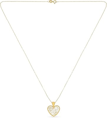 Collier en or malabar pur (750) 18 carats avec pendentif en or pur