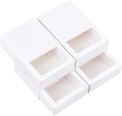 Boîte à tiroirs en papier kraft penecrete, taille 3,35x3,35x1,38 pouces, boîtes à bijoux, savon, bonbons, petits emballages cadeaux, cadeaux de noël, cadeaux de fête de mariage, 30 pièces. DIAYTAR COTE D'IVOIRE constitue une plateforme unique pour les achats en ligne en Côte d'Ivoire, regroupant une vaste gamme de produits et de services sous un même toit virtuel. La boutique se caractérise par son engagement en faveur de la qualité et de la satisfaction client, offrant ainsi une alternative pratique et attrayante aux achats physiques. Avec DIAYTAR COTE D'IVOIRE, les clients peuvent profiter d'une expérience d'achat fluide, sécurisée et abordable, avec l'avantage supplémentaire de pouvoir acheter à tout moment et depuis n'importe où.