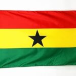 Az flag drapeau du ghana 90 x 60 cm - drapeau du ghana