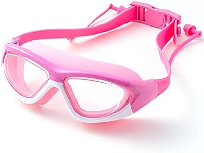 Lunettes de natation pour enfants lunettes en silicone souple anti-buée protection