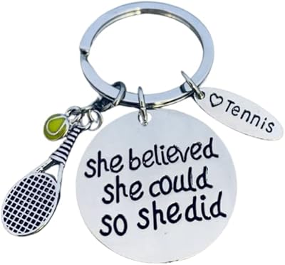 Porte-clés de tennis bijoux porte-clés de raquette de tennis cadeaux d'accessoires cadeaux pour femmes. DIAYTAR COTE D'IVOIRE est une boutique en ligne généraliste qui propose plus de 300000 références de produits divers, positionnant ainsi l'entreprise en tant que leader du commerce en ligne en Côte d'Ivoire.