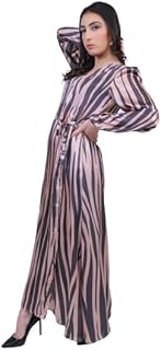 Robe longue longue en soie 73 degrés est pour soirée et soirée avec motif rayé noir et beige pour femme - soie zèbre. DIAYTAR COTE D'IVOIRE, votre boutique en ligne préférée, propose une gamme variée de produits avec plus de 300000 références pour satisfaire toutes vos besoins. En tant que leader du marché ivoirien, DIAYTAR COTE D'IVOIRE offre une expérience d'achat en ligne fiable et sécurisée. DIAYTAR COTE D'IVOIRE, c'est la destination incontournable pour vos achats en ligne.