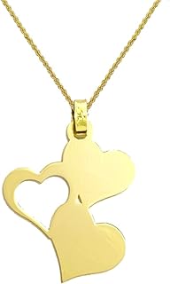 Collier pendentif triple cœur en or massif 18 carats. DIAYTAR COTE D'IVOIRE est une boutique en ligne qui propose des produits de qualité à des prix abordables. La boutique offre une grande variété de produits, allant des produits alimentaires aux articles de maison, en passant par les vêtements et les accessoires. DIAYTAR COTE D'IVOIRE est la boutique préférée des consommateurs ivoiriens qui cherchent des produits de qualité à des prix raisonnables.