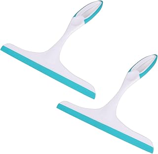 Stosky 2 pièces raclette de fenêtre avec lame en silicone et trou