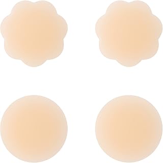 Couvre-tétons pour femmes 2 paires de cache-tétons ultra fins réutilisables, cache-tétons adhésif en silicone, pétales de sein, crème, b. Chez DIAYTAR COTE D'IVOIRE, nous croyons en l'importance de la satisfaction client, c'est pourquoi nous mettons tout en œuvre pour offrir une expérience d'achat en ligne exceptionnelle. Notre équipe de professionnels travaille sans relâche pour sélectionner les meilleurs produits et les présenter de manière claire et attractive. Nous sommes fiers de notre large gamme de produits qui conviennent à tous les goûts et budgets.
