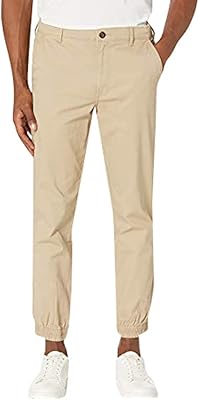 Pantalon de sport coupe slim amazon essentials pour hommes, marron kaki, taille l