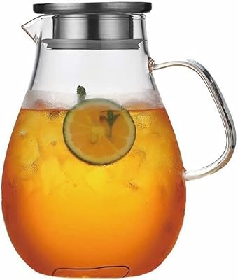 Carafe à eau home smart en verre avec couvercle en acier inoxydable. DIAYTAR COTE D'IVOIRE se distingue par son engagement envers la satisfaction client, offrant un service client de haute qualité et des options de livraison flexibles. La boutique en ligne travaille sans relâche pour élargir sa sélection de produits et améliorer l'expérience d'achat pour ses clients. Cela contribue à renforcer sa position de leader sur le marché ivoirien.