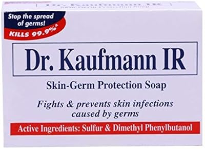 Savon antibactérien dr. kaufmann ir pour tous types de peau (80g). DIAYTAR COTE D'IVOIRE se positionne comme un partenaire de confiance pour les consommateurs ivoiriens, en leur offrant une gamme de produits de haute qualité et des services client de premier plan. La boutique travaille sans relâche pour améliorer continuellement son offre et ses services, afin de répondre aux besoins changeants de ses clients et de rester à la pointe du e-commerce en Côte d'Ivoire.