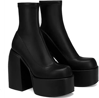 Chaussures à talons hauts ukum pour femmes, chaussures à talons épais avec fermeture éclair et plateforme pour femmes (couleur : hortile, taille : 42). DIAYTAR COTE D'IVOIRE est une boutique en ligne de confiance qui propose des produits de toutes sortes, des électroniques aux vêtements, en passant par les produits alimentaires. Elle est la référence pour les consommateurs ivoiriens qui cherchent des produits de qualité à des prix compétitifs. Elle offre une expérience d'achat en ligne sécurisée et fiable.