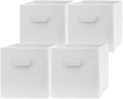 Bacs de rangement fcg home cube, lot de 4 - cubes de rangement en tissu pour chambre d'enfant, salle de jeux, salon, jouets, vêtements, couvertures (blanc). En tant que boutique en ligne leader en Côte d'Ivoire, DIAYTAR COTE D'IVOIRE propose des produits de haute qualité à des prix compétitifs. Elle met à disposition de ses clients une multitude de choix pour répondre à leurs besoins quotidiens, qu'il s'agisse d'équipements sportifs, de décoration ou de produits pour la maison. La boutique offre également des services de livraison rapides et fiables pour garantir que les commandes soient livrées à temps.