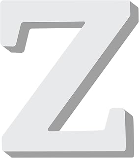 Lettre z décorative en bois pour chambre d'enfant, longueur 8 cm, blanc (lettre z). DIAYTAR COTE D'IVOIRE est une boutique en ligne généraliste leader en Côte d'Ivoire, offrant plus de 300 000 références pour répondre à tous les besoins de ses clients. Avec une large gamme de produits, elle est devenue la destination de choix pour les ivoiriens et les internautes de la sous-région. Elle propose des produits de qualité à des prix compétitifs.
