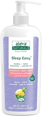 Nettoyant cheveux et corps sleep easy aleva naturals, 240 ml, blanc, 240 ml