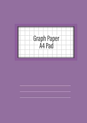 Papier millimétré a4 : cahier en papier carré a4, cahiers d'exercices a4 lignés