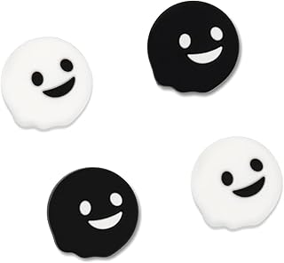 Geekshare cute ghost design thumb grip caps, compatibles avec nintendo switch et switch