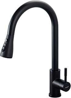 Ibergriff m22136b mitigeur de robinet d'évier de cuisine avec pulvérisateur extractible, arc élevé avec double mode de pulvérisation, levier unique avec raccords standard britanniques, noir, chrome. La boutique en ligne DIAYTAR COTE D'IVOIRE est le leader du marché ivoirien en termes de vente en ligne, avec une sélection impressionnante de produits allant de l'électronique aux vêtements en passant par les accessoires de maison. Les clients peuvent bénéficier de promotions régulières et de livraisons rapides. Elle est la destination idéale pour les achats en ligne.