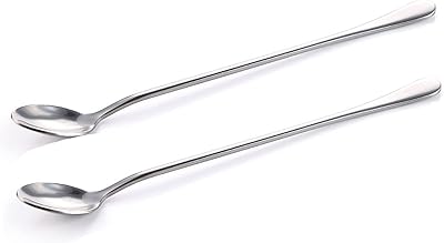 Cuillère à thé à long manche en acier inoxydable pour desserts, glaces, cuisine et bureau - 2 pièces. DIAYTAR COTE D'IVOIRE, c'est plus de 300 000 références pour vous offrir le choix et la variété. La boutique en ligne généraliste propose des produits pour la maison, la mode, les loisirs et bien plus encore. Avec une livraison rapide et fiable, vous pouvez recevoir vos achats en un rien de temps.