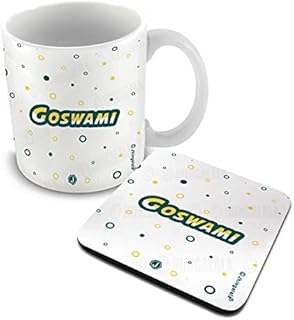 Tasse à café et thé en céramique jhingalala avec dessous de verre
