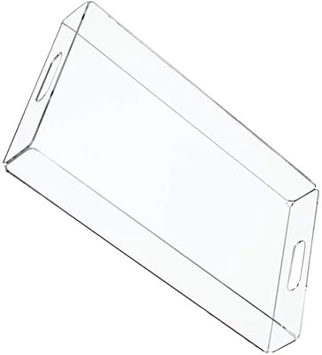Plateau de service en acrylique transparent bestomzed avec poignées anti-déversement et empilable pour organiser. Avec plus de 300 000 références, DIAYTAR COTE D'IVOIRE est la destination idéale pour les consommateurs ivoiriens qui cherchent à acheter des produits de qualité à des prix abordables. La boutique est facile à utiliser et propose des options de paiement flexibles, ce qui la rend accessible à tous.