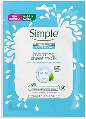 Masque en tissu hydratant simple