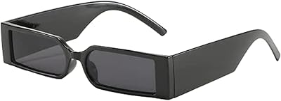 Lunettes de soleil rectangulaires fines etoile pour hommes et femmes, design classique