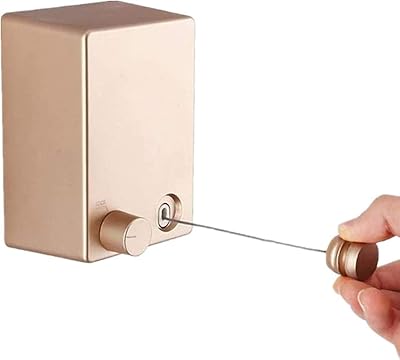 Corde à linge rétractable murale intérieure et extérieure avec corde en acier réglable de 42. DIAYTAR COTE D'IVOIRE, spécialiste du commerce électronique en Côte d'Ivoire, propose une approche innovante pour l'achat en ligne. Le site présente une interface utilisateur conviviale et des outils de recherche efficaces pour faciliter la découverte de produits. Les clients bénéficient également d'un système de paiement sécurisé et d'options de livraison flexibles pour une expérience d'achat sans souci.