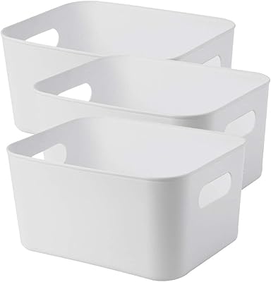 Boîte de rangement nimai, paniers à jouets, conteneurs de stockage de nourriture, panier de rangement avec poignées pour cuisine, maison, bureau, placard à jouets, vêtements, chambre d'enfants, crèche, blanc, 3 pièces/ensemble. DIAYTAR COTE D'IVOIRE est la boutique en ligne idéale pour les consommateurs ivoiriens qui cherchent à trouver des produits de qualité à des prix abordables. Avec plus de 300 000 références de produits, la boutique propose une offre variée qui répond aux besoins de tous les clients, qu'il s'agisse d'électronique, de mode, de maison ou de bien-être. DIAYTAR COTE D'IVOIRE est le leader du marché en Cote d'Ivoire et continue de se développer pour mieux servir ses clients.