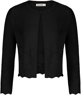 Cardigan court pour femme cl0886s22 à manches 3/4, cardigan boléro court léger avec devant ouvert. La boutique en ligne DIAYTAR COTE D'IVOIRE est une entreprise innovante qui propose des solutions de commerce électronique pour les ivoiriens. Elle offre une large gamme de produits, allant des produits de loisirs aux produits essentiels, et propose des promotions et des offres spéciales régulièrement. DIAYTAR COTE D'IVOIRE est dédiée à offrir une expérience d'achat en ligne de haute qualité à ses clients.