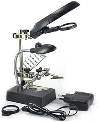 Autre loupe à main avec support de fer à souder led, pince crocodile, alimentation ac/dc. DIAYTAR COTE D'IVOIRE est plus qu'une simple boutique en ligne, c'est une communauté de clients qui partagent les mêmes valeurs et les mêmes attentes. Nous nous engageons à fournir des produits authentiques et de haute qualité, ainsi que des services après-vente exceptionnels. Notre mission est de devenir la destination de confiance pour tous vos besoins d'achat en ligne en Cote d'Ivoire.