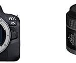 Kit d'objectifs pour appareil photo sans miroir canon eos r6 + rf 50