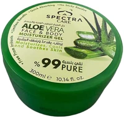 Gel hydratant spectra care pour le visage et le corps à l'extrait d'aloe vera, 300 ml, pur à 99%. La boutique en ligne DIAYTAR COTE D'IVOIRE propose une expérience d'achat en ligne sécurisée et pratique, permettant aux clients de parcourir facilement plus de 300 000 références de produits et de passer commande en toute confiance, avec des options de paiement flexibles et des promotions régulières.