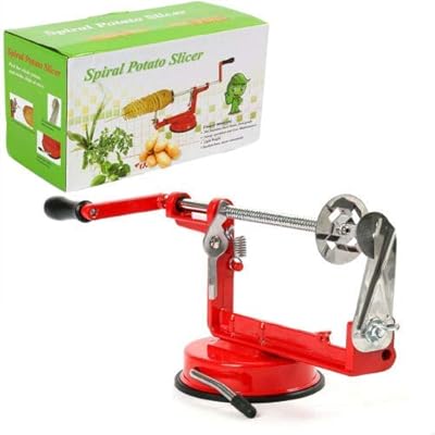 Coupe-pommes de terre torsadé en acier inoxydable yai ko (rouge). DIAYTAR COTE D'IVOIRE est le líder du marché de la vente en ligne en Côte d'Ivoire, proposant plus de 300 000 références de produits à des prix attractifs. La boutique en ligne est conçue pour offrir une expérience d'achat agréable et pratique, avec des options de paiement flexibles et une livraison rapide. Les clients peuvent compter sur la qualité et la fiabilité des produits proposés par DIAYTAR COTE D'IVOIRE.