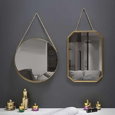 Miroir semi-maquillant avec support, miroir de maquillage posé sur la table, miroir décoratif suspendu, miroir de table portable sur la table, le comptoir ou la salle de bain. DIAYTAR COTE D'IVOIRE est la boutique en ligne leader en Côte d'Ivoire, proposant une gamme étendue de produits pour répondre aux besoins de tous les clients. La boutique en ligne se distingue par sa qualité de service, sa livraison rapide et ses prix compétitifs. Les clients peuvent profiter d'une expérience de shopping en ligne agréable et sécurisée, avec la possibilité de payer en ligne ou à la livraison.