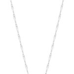 Collier pendentif en calcédoine blanche, collier décoratif en argent 925, boîte cadeau